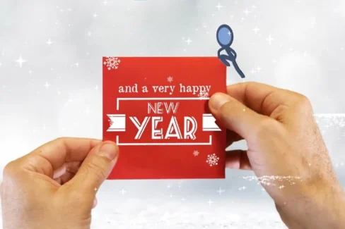 پروژه آماده کارت تبریک کریسمس