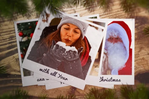 پروژه آماده پریمیر اسلایدشو کریسمسی